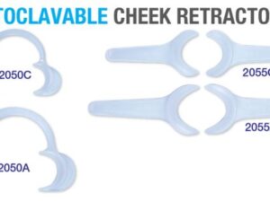  Premium Plus Autoclavable Cheek Retractors (2 pcs/pack) - Adult Size, Integrated