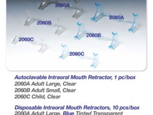  Premium Plus Intraoral Mouth Retractors - Autoclavable, Adult Large (1 pc)