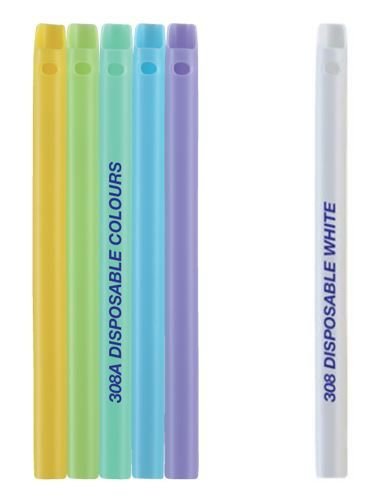 Premium Plus 308 Vented 'S' Cut Oral Evacuators Bulk Pack (1000 pcs) - White