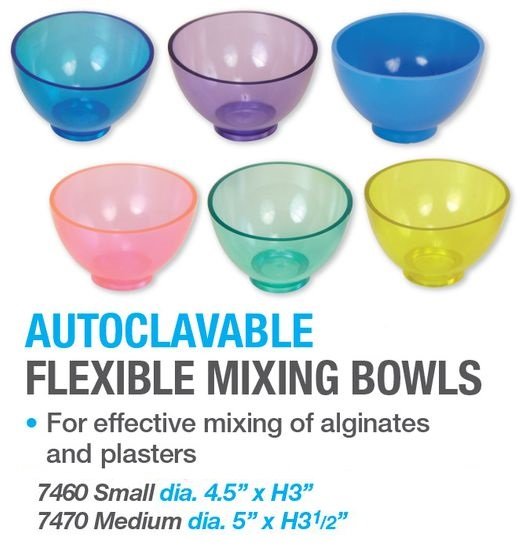 Premium Plus Autoclavable Flexible Mixing Bowl (1 pc) - Small