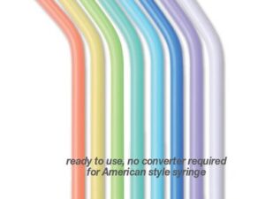  Premium Plus Disposable Air-Water Syringe Tips Opaque Color without Core - Assorted Colors - 250/pcs