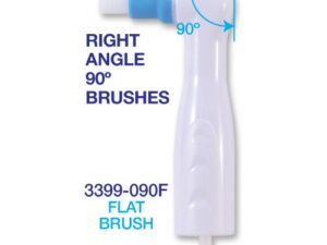 Premium Plus Disposable Prophy Angle Brushes Latex-Free (100 pcs) - Flat, 90°