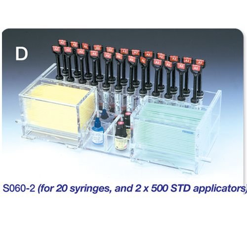 Premium Plus Deluxe Acrylic Composite Organizer, Standard, for 20 Syringes and 1000 Standard Micro Applicators