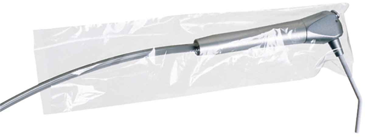 Defend Syringe Sleeve Covers 2.5" x 10"  500/ bx (Clear) (Air water sleeves)