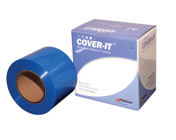 PacDent Cover-It™ Barrier Film - Clear, 1 roll per box