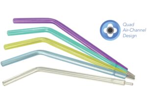 PacDent TruTip™ Plus Colors Air/Water Syringe Tip - Clear, 1500 per pack