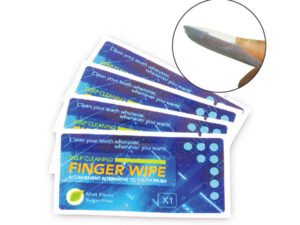 PacDent Minty Finger Tooth Wipes- Individually wrapped, 100/pk