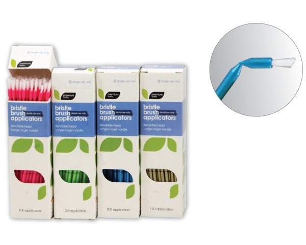 PacDent Mini Brush Applicators- Red