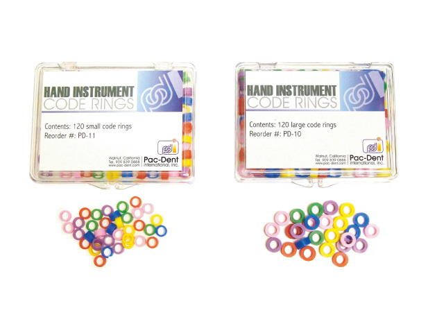 PacDent Instrument Code Rings- Small, 120/box