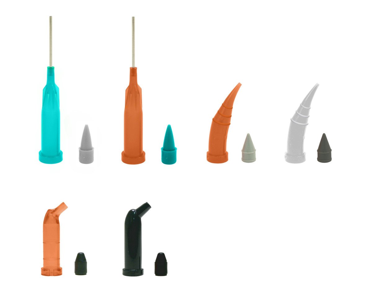 PacDent ProDose™ Disposable Tubes & Plugs - Black, High Viscosity, 100/pack