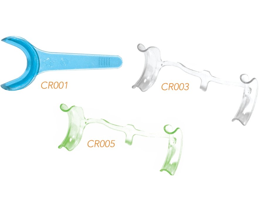 PacDent Cheek Retractors- Autoclavable, clear large cheek retractor