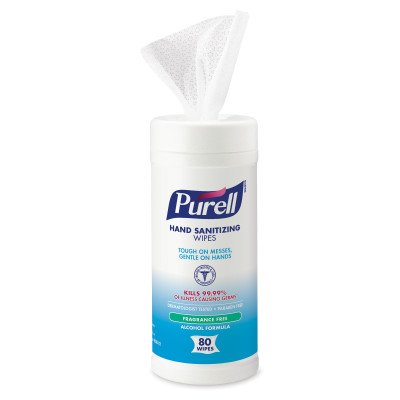 PURELL® Hand Sanitizing Wipes Alcohol Formula - 80 Count Canister
