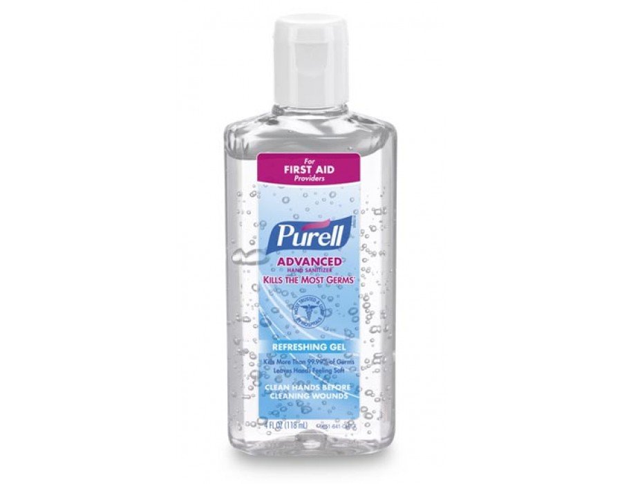 GOJO PURELL® ADVANCED INSTANT HAND SANITIZER - Refreshing Gel 4 oz bottle