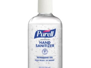 PURELL® Advanced Hand Sanitizer, Gel, 8 fl oz Pump Round Bottle