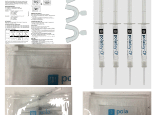 SDI Pola Day 4-syringe 9.5% (1.3g/syringe) - Poladay Whitening material + 3 Boil and Bite Trays + SDI Pola Ziplock