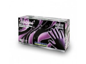 Adenna Shadow Black Nitrile Powder Free (PF) Exam Gloves ( Medium ) 10 Boxs - 1 Case