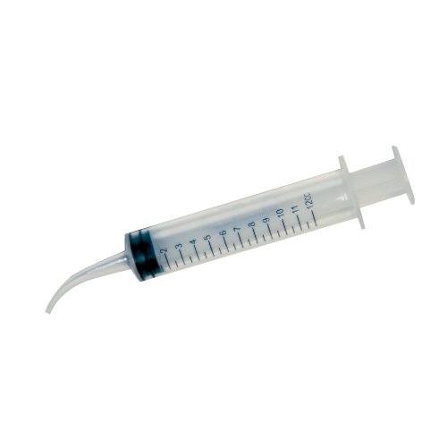 Safe-Dent- Disposable Impression Syringe, Monoject style, 12 cc Curved syringe, 50/BX