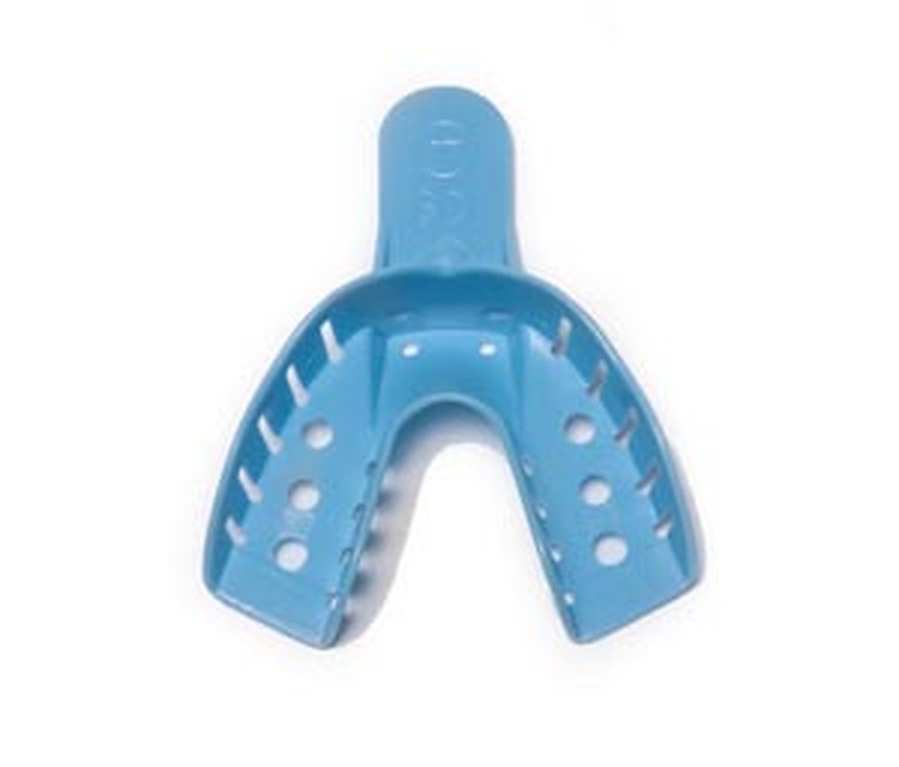 Safe-Dent- Impression Trays, #4   Medium Lower, 12/Bag, Blue