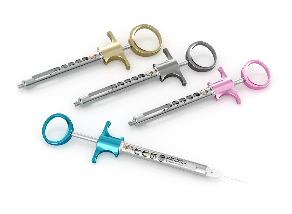 Septodont Standard Aspirating Syringe, Gold (1 pc)