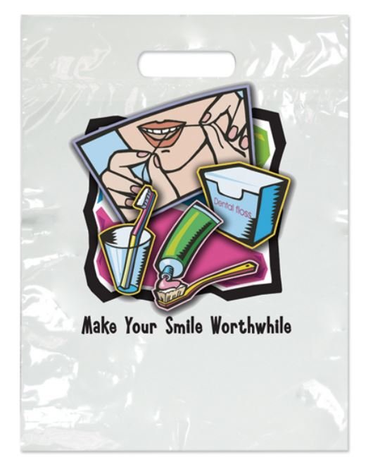 Sherman Dental SMILE WORTHWHILE BAG 9" x 13"