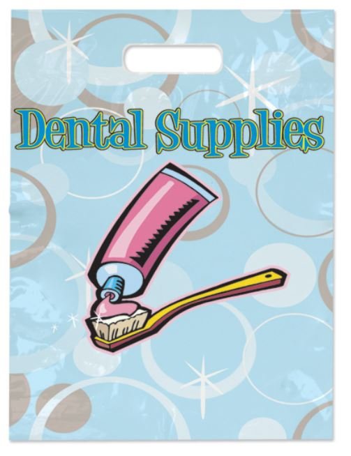 Sherman Dental LARGE DENTAL SUPPLIES BAG 9" x 13"