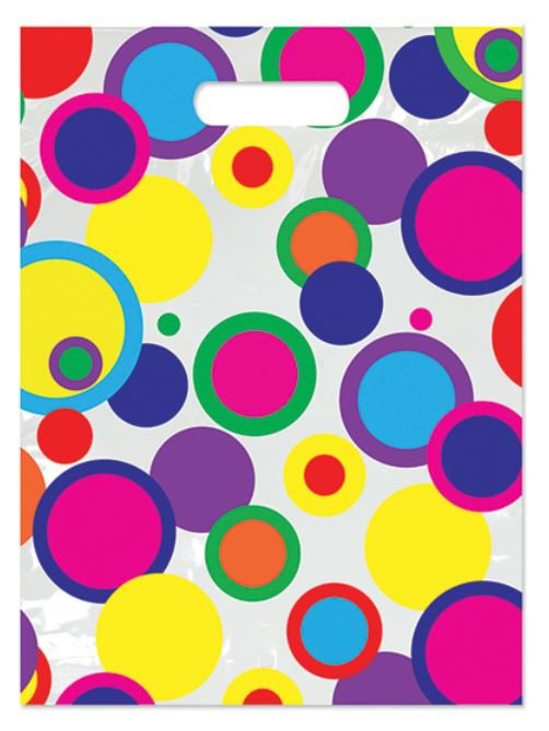 Sherman Dental POLKA DOT FULL COLOR BAG 9" x 13"