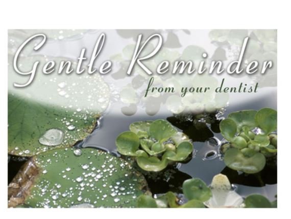 Sherman Dental GENTLE REMINDER 4-UP