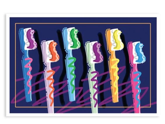 Sherman Dental TOOTHBRUSHES 4-UP