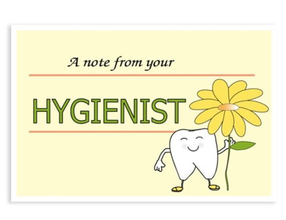 Sherman Dental HYGIENIST FLOWER NOTE 4-UP