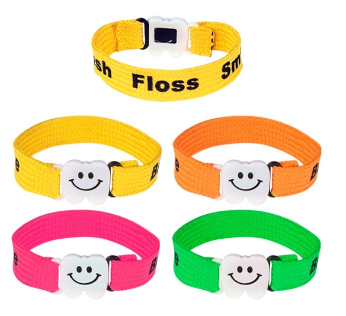 Sherman Dental TOOTH SAYINGS BRACELETS ASSORTED