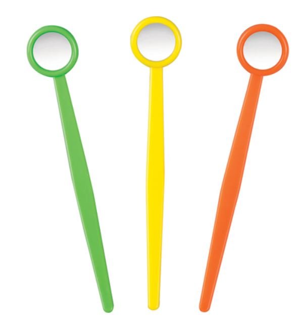 Sherman Dental 5.5" NEON DENTAL MIRRORS