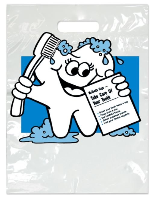 Sherman Dental LARGE MCTOOTH BAG 9" x 13"