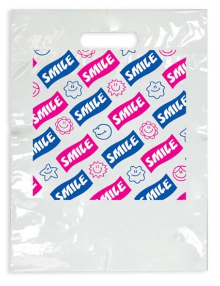 Sherman Dental LARGE SMILE FACES BAG 9" x 13"