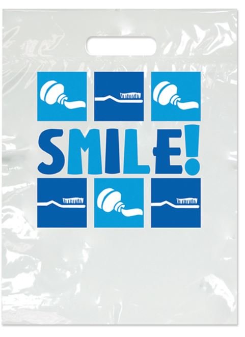 Sherman Dental LARGE SMILE! BAG 9" x 13"