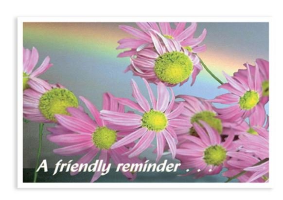 Sherman Dental A FRIENDLY REMINDER POSTCARD