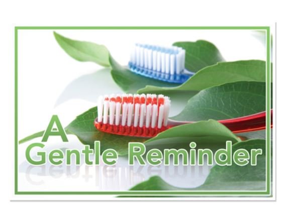 Sherman Dental TOOTHBRUSH REMINDER POSTCARD