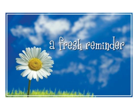 Sherman Dental FRESH REMINDER POSTCARD