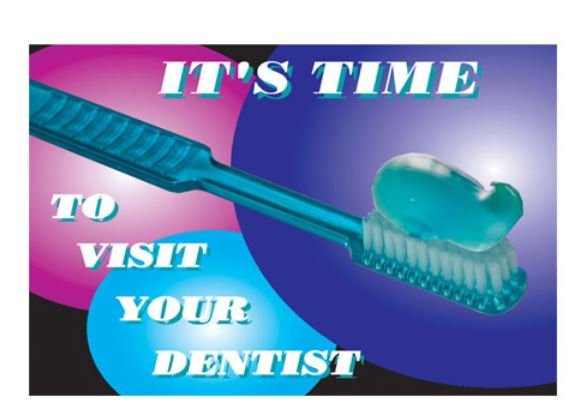 Sherman Dental IT'S TIME TO VISIT POSTCARD
