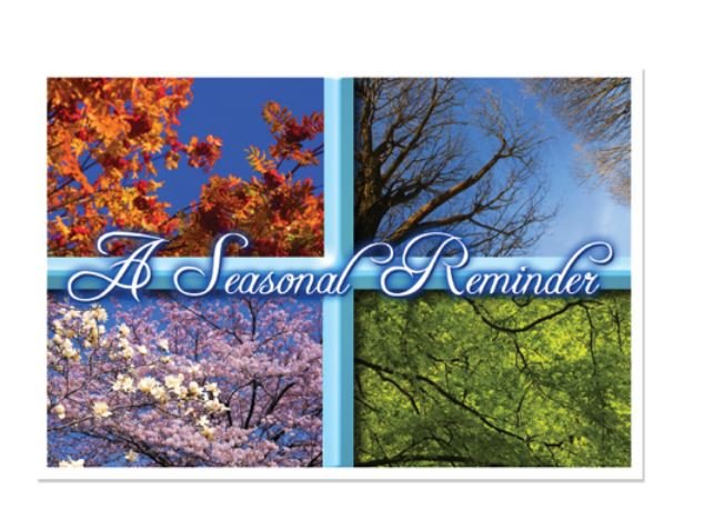 Sherman Dental SEASONS WINDOW POSTCARD