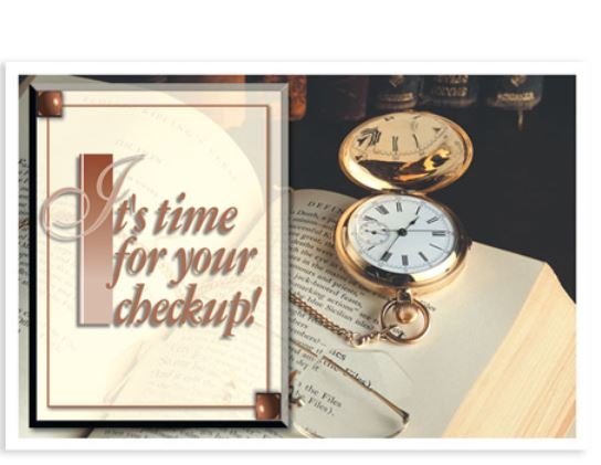 Sherman Dental STOPWATCH POSTCARD