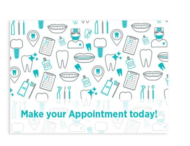 Sherman Dental ORTHODONTIC ILLUSTRATIONS POSTCARD