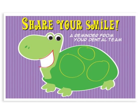Sherman Dental TURTLE SHARE POSTCARD