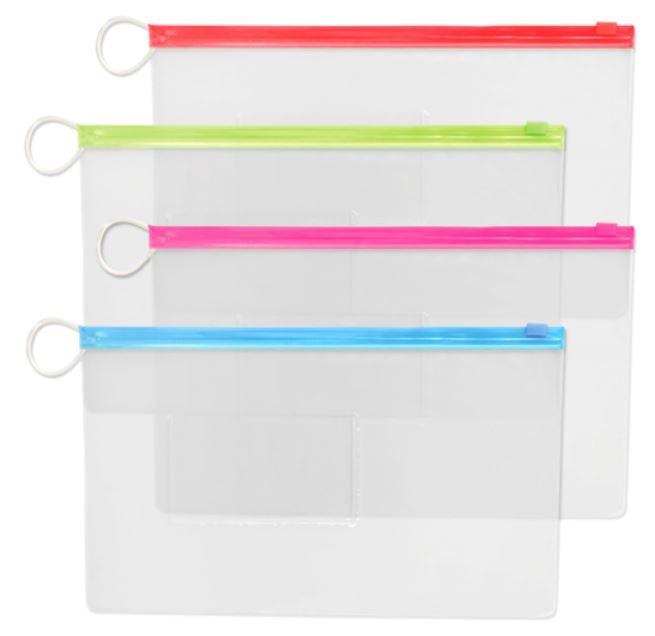 Sherman Dental 10" X 6" LARGE POUCH ASSORTED COLORS