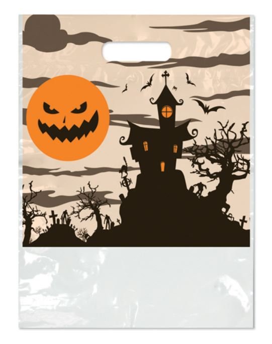 Sherman Dental HALLOWEEN SMALL 2 COLOR BAG 7 1/2" x 9"