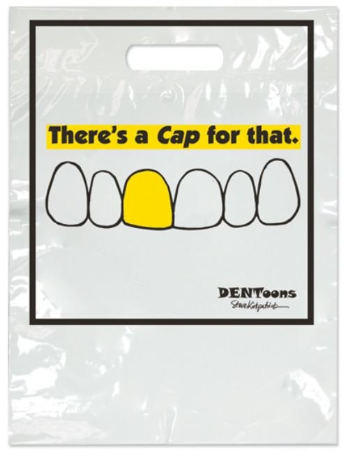 Sherman Dental DENTOONS CAP FOR THAT TWO COLOR BAG - SMALL