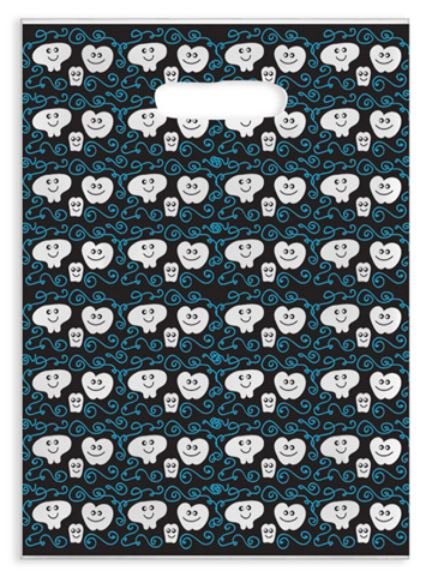Sherman Dental SMILING TEETH SCATTER BAG 7" x 10"
