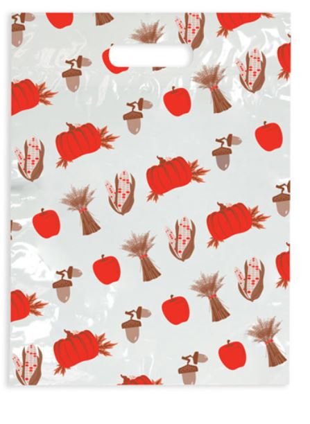 Sherman Dental FALL SMILE SCATTER BAG 7" x 10"