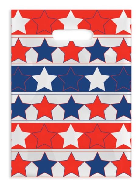 Sherman Dental STARS & STRIPES SCATTER BAG 7" x 10"