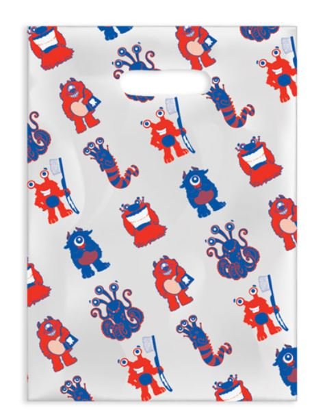 Sherman Dental MONSTERS SCATTER BAG 7" x 10"