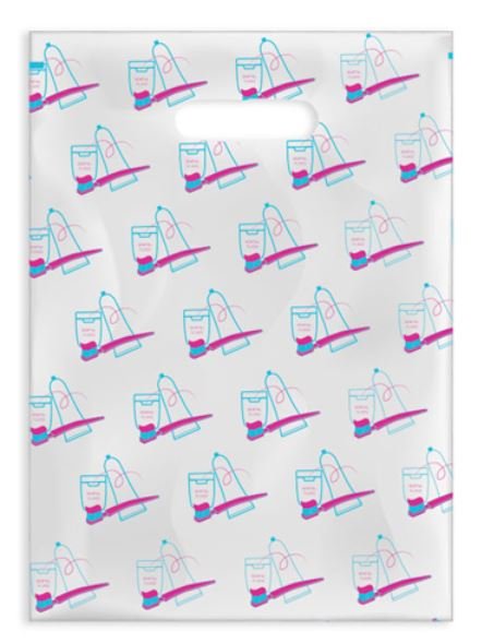 Sherman Dental FLOSS BRUSH TOOTHPASTE SCATTER BAG 7" x 10"